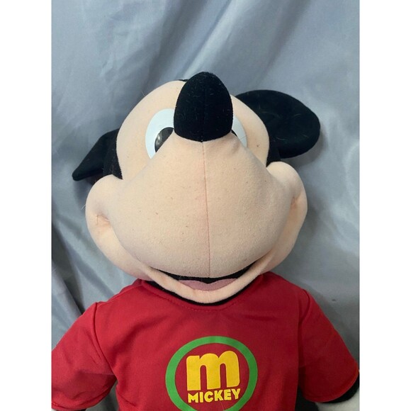 2000 Mattel Jumbo MICKEY MOUSE Fisher-Price Stuffed Plush Toy Disney 25in Large - Picture 3 of 12
